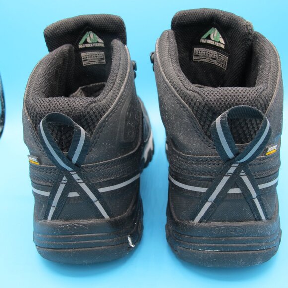 KEEN Fuji Rock Festival Targhee Mid Waterprf Hiking Boots Black men’s 10.5 USED main image 4